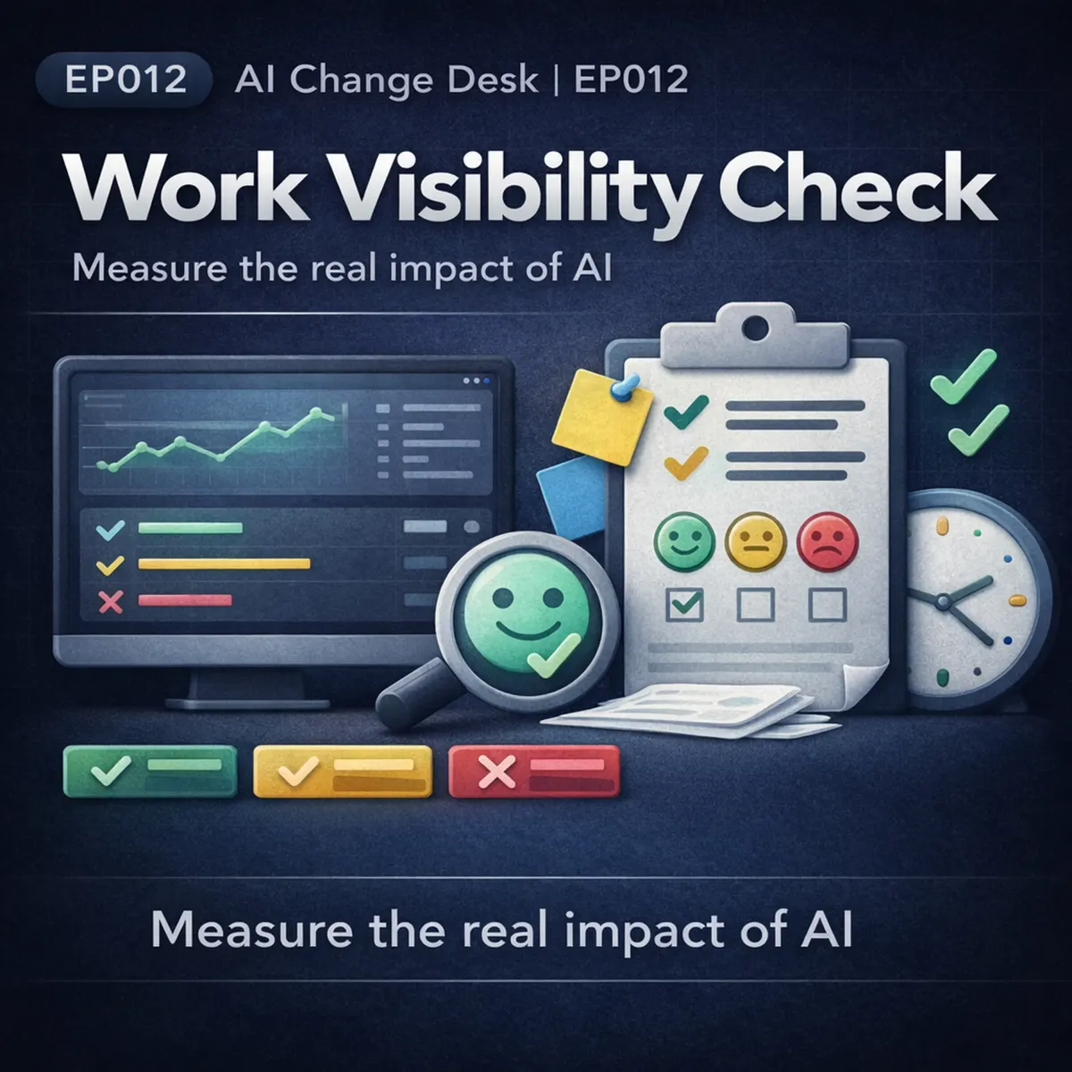 EP012: Work Visibility Check podcast cover art